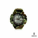 Ghetto No-name Digital Fashion Green Camouflage Sport Watch | Unisex