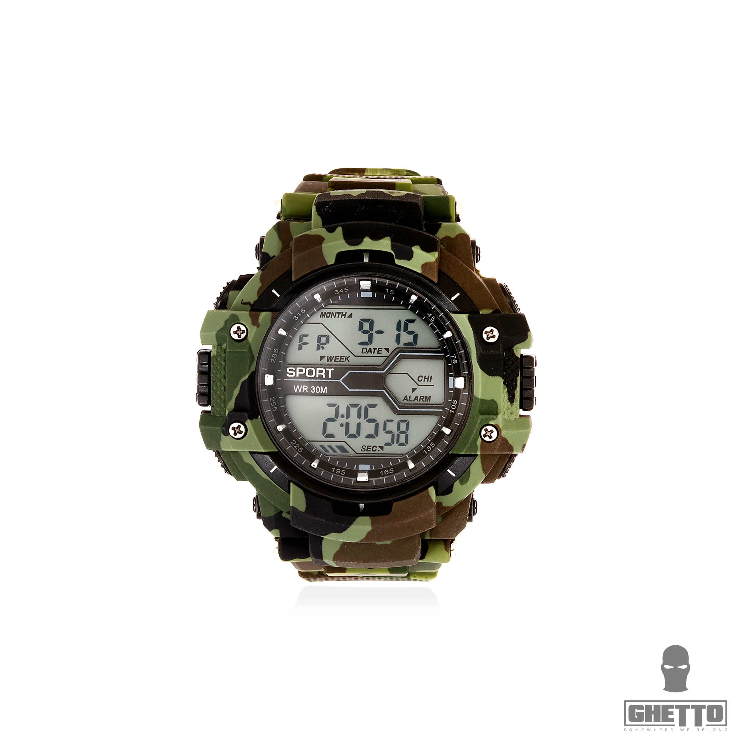 Camuflaj Sport impermeabil Digital Unisex ceas