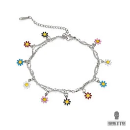 Ghetto New Anklet Flori de vară