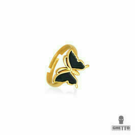 Ghetto Butterfly Shaped Adjustable Gold Ring
