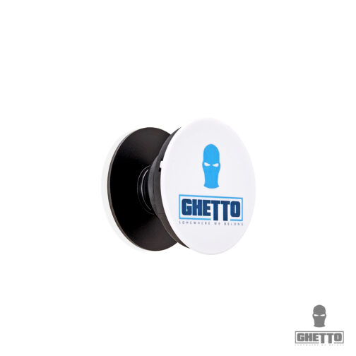 Poppings Up Phone Socket Ghetto Logo, Phone Holder.