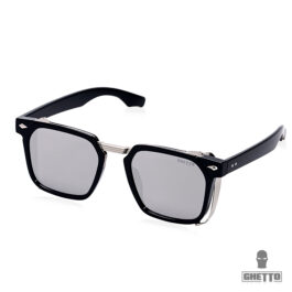 Ghetto Fashion Sunglasses Black/Silver Frame Unisex