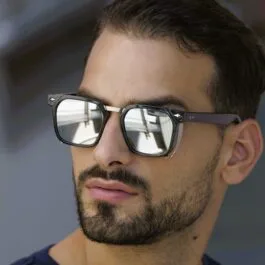 Ghetto Fashion Sunglasses Black/Silver Frame Unisex