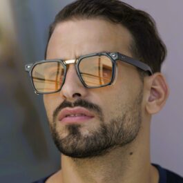 Ghetto Fashion Sunglasses Black/Gold Frame Unisex