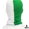 ghetto green / white balaclava 2 hole unisex
