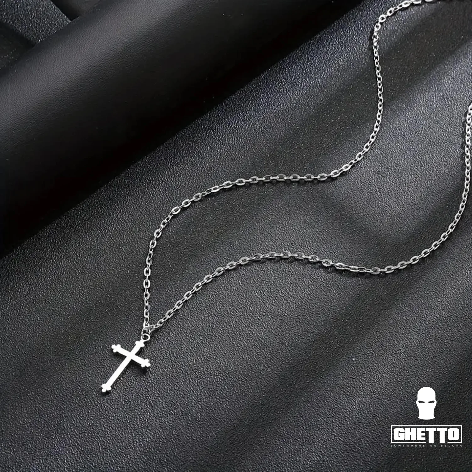 ghetto cross pendant necklace