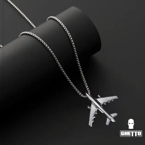 colier cu pandantiv ghetto travel plane