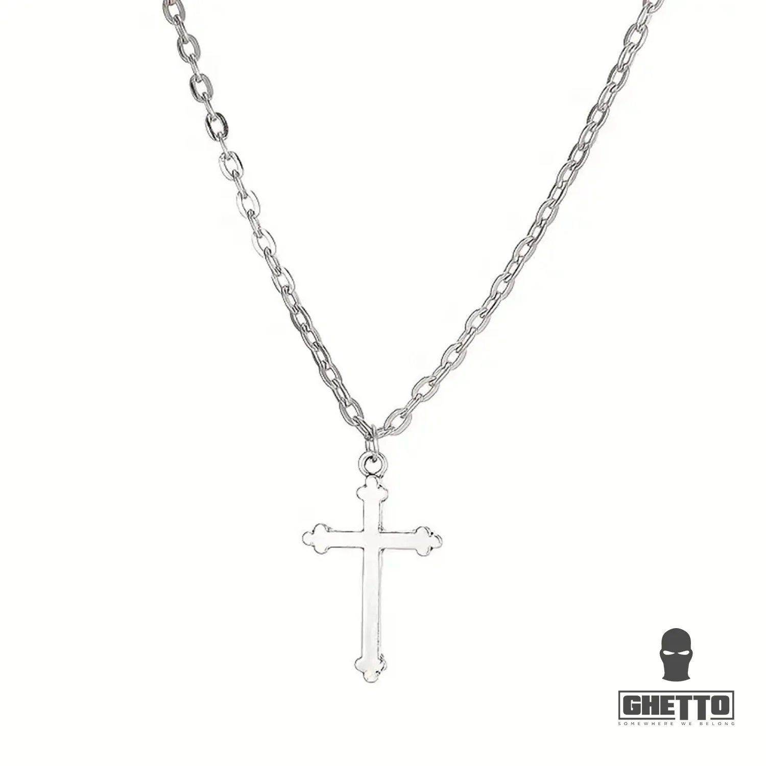 ghetto cross pendant necklace