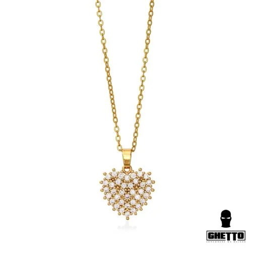 Colier pentru femei Heart Zircon