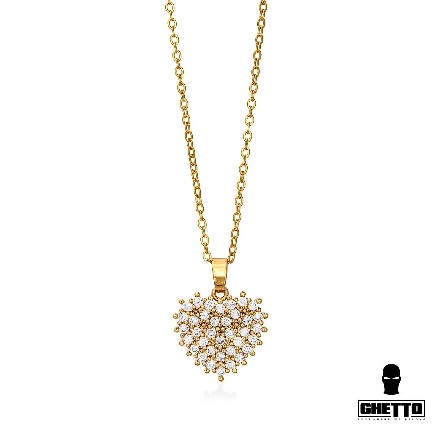 Heart Zircon Necklace for Women