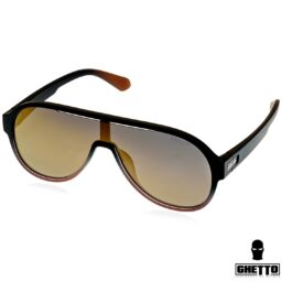 Ghetto Vintage Aviator Sunglasses BlackTea Frame Unisex