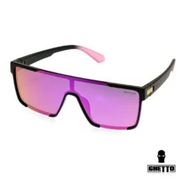 Ghetto Oversized Square Sunglasses Black Frame Unisex