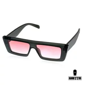 ghetto small square sunglasses black frame for women