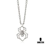 Colier cu pandantiv Ghetto Spider Skull SS