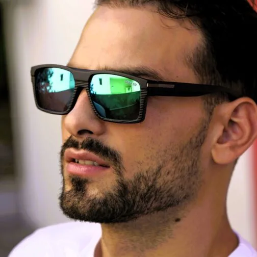 ghetto fashion simple outdoor sunglasses black frame for men