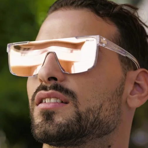 ghetto oversized square sunglasses clear frame unisex