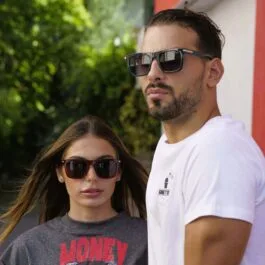 Ghetto New Fashion ClearBlue Design Sunglasses Unisex