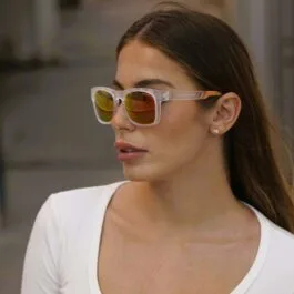 Ghetto Fashion Outdoor Sunglasses Clear Frame Unisex