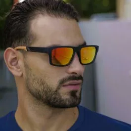 Ghetto Action Outdoor Sunglasses Blue Frame Unisex