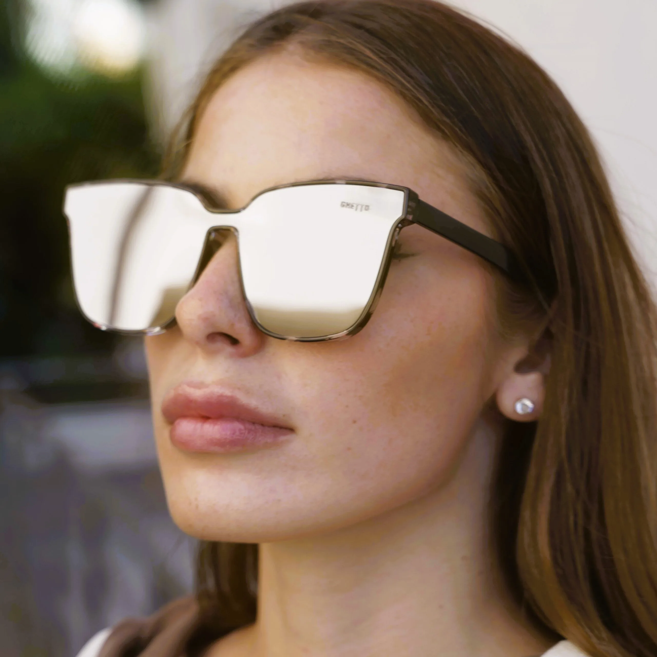 ghetto oversized cat eye sunglasses black frame for women