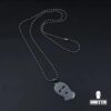 ghetto hip hop necklace balaclava pendant stainless steel