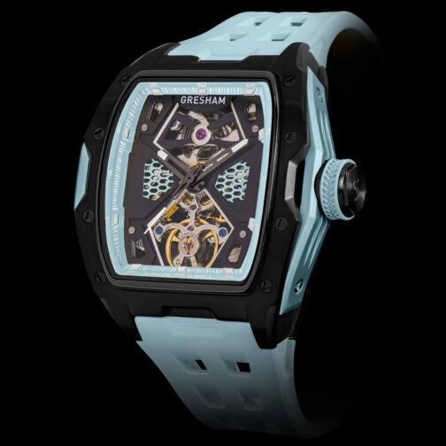 gresham gl special edition black and light blue colourway horizon