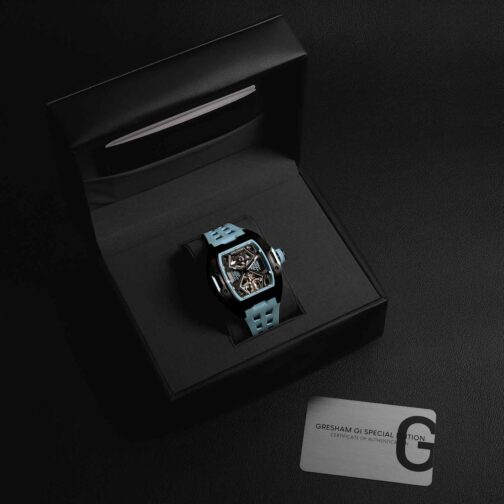 gresham gl special edition black and light blue colourway horizon