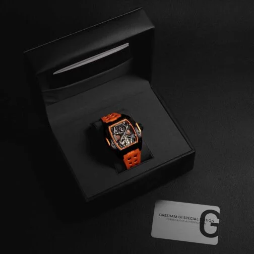 gresham gl special edition black&orange colourway lava