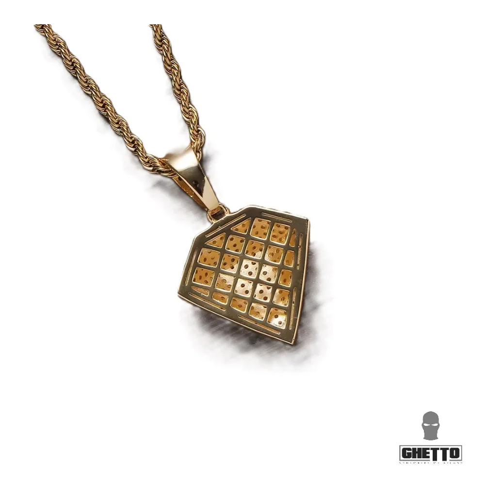 ghetto hip hop diamond pendant necklace