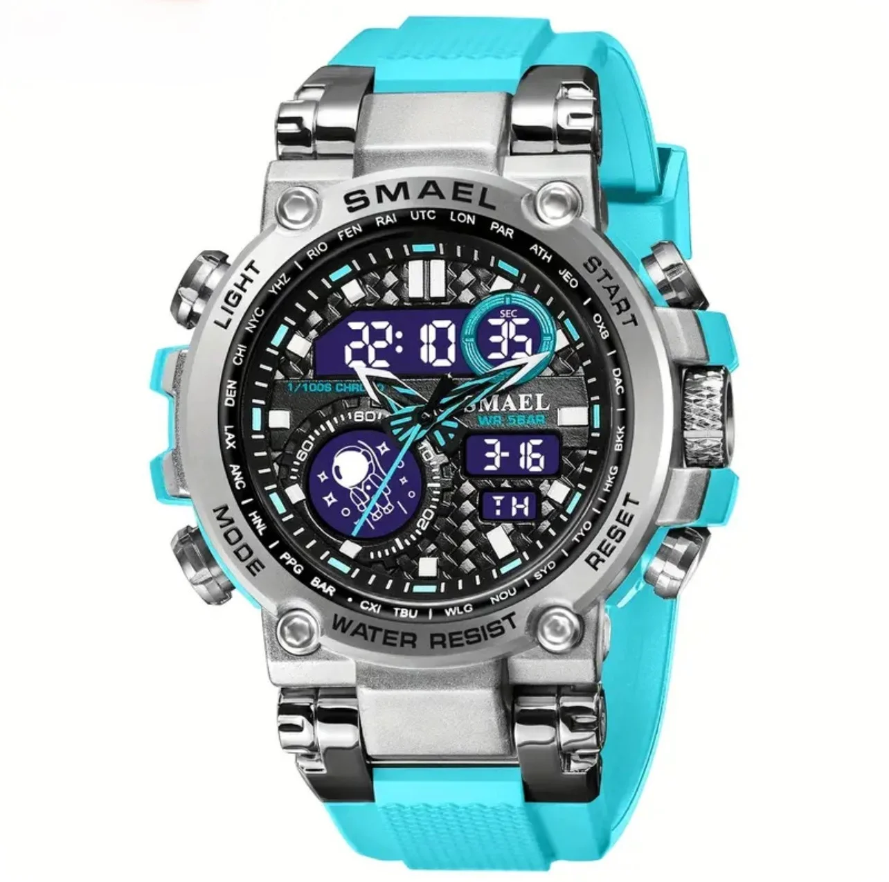 smael digital watch multi function sports