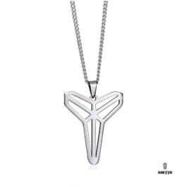 ghetto hip hop negru mamba ss baschet colier unisex