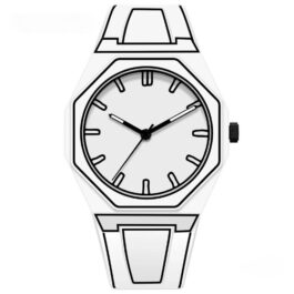 Ghetto 3D Style No-Name Polycarbonate Analog Quartz Watch