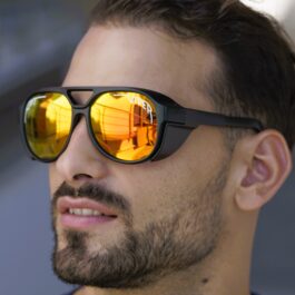 Ghetto Viper Pit G Sport Round Sunglasses Black Color Frame