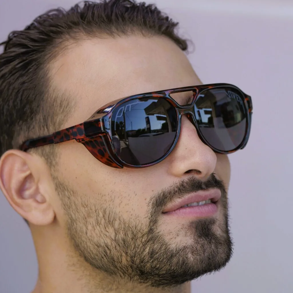 ghetto viper pit g sport round sunglasses tortoiseshell/black color frame