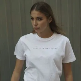 Ghetto “Somewhere We Belong” White T-Shirt | Unisex