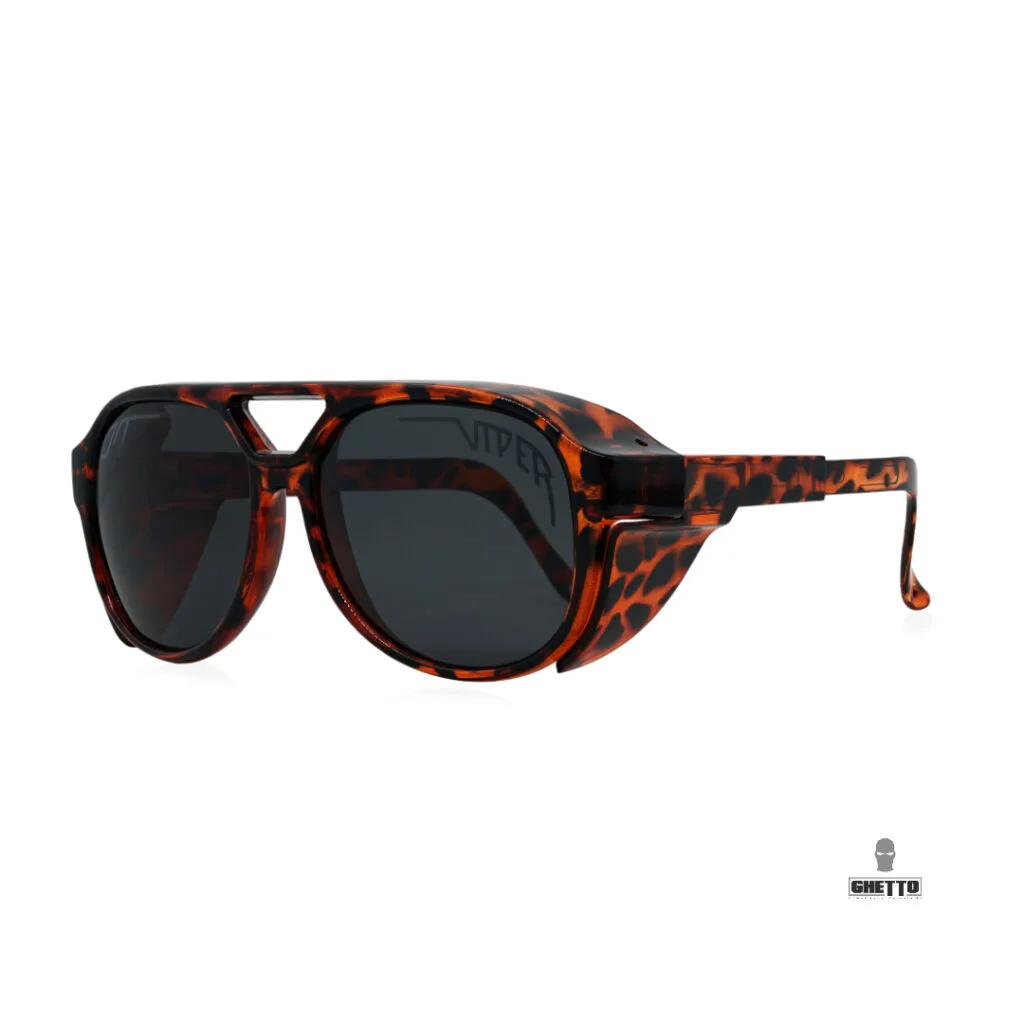 ghetto viper pit g sport round sunglasses tortoiseshell/black color frame