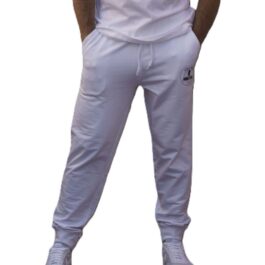 Ghetto White Unisex Streetwear Sweatpants | Sport Style Pants