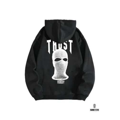 ghetto negru hanorac hip hop streetwear unisex