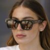 ghetto square luxury sunglasses tortoiseshell/tea frame unisex