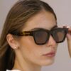 ghetto square luxury sunglasses tortoiseshell/tea frame unisex