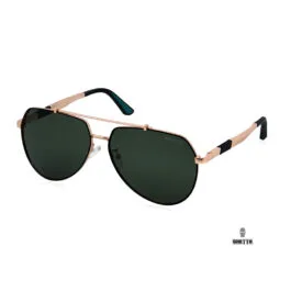 Ghetto Pilot Sunglasses Rose Gold Frame Unisex