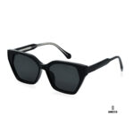 Ochelari de soare Ghetto Cat Eye Black Frame pentru femei
