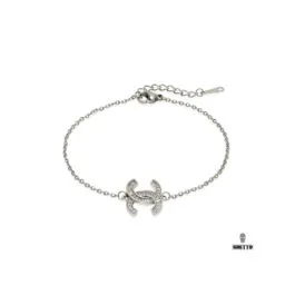 Ghetto Famous Brand Double C Pendant Bracelet For Women