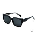 Ochelari de soare Ghetto Cat Eye L Black Frame pentru femei