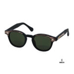 Ghetto Pantos Ochelari de soare Leopard Flaps / Cadru negru Unisex