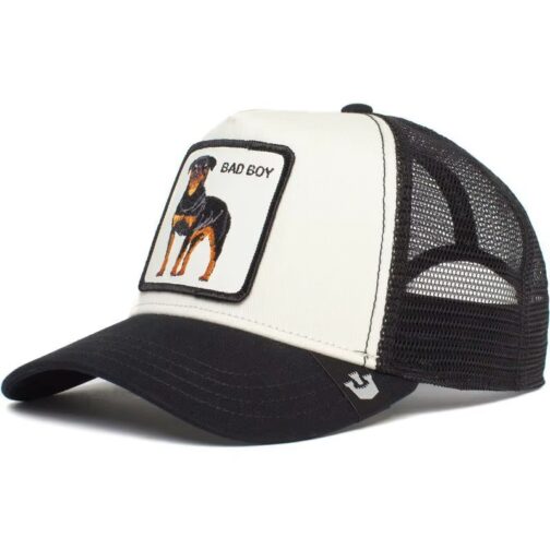 ghetto black/white cap bad boy