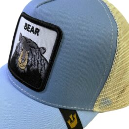 Ghetto Light Blue Cap Animal Bear