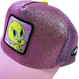 Ghetto Pink Glitter Cartoon Cap Titi