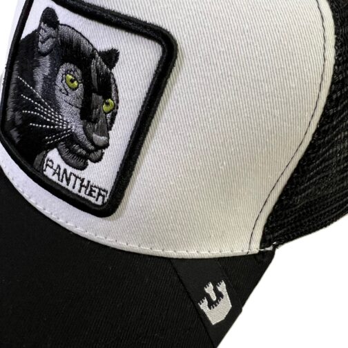 ghetto black/white cap animal panther