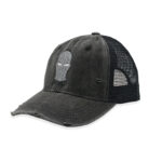 Ghetto Black 3D Mask Washed Cap I 6 Panel